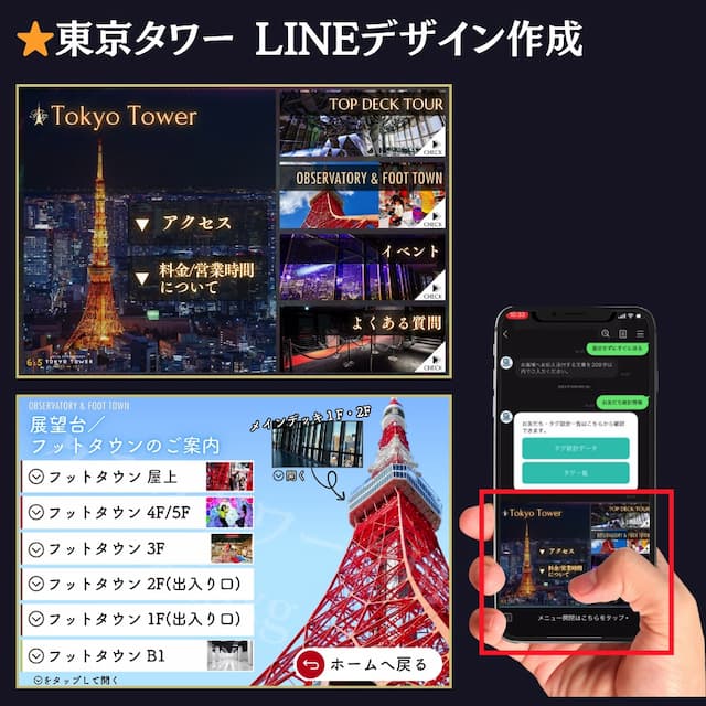 LINEリッチメニュー：店舗別カスタマイズ対応